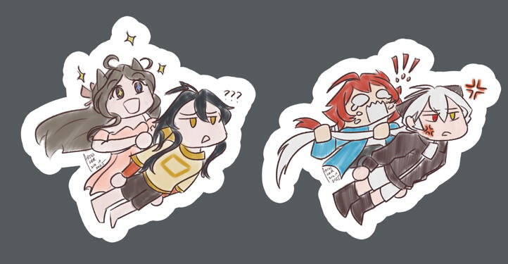 Friends using other friends as snowboards