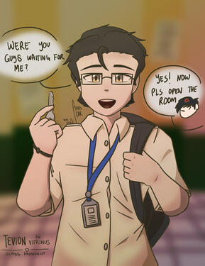 Tevion Highschool AU - Class President
