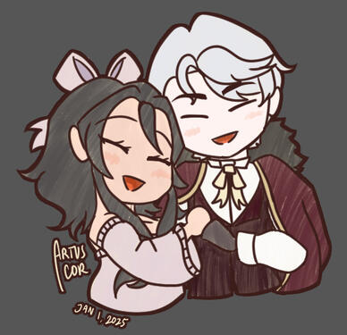 Chibi Couple Commission
