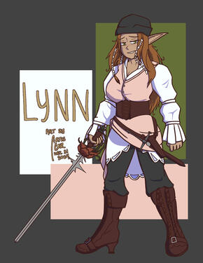 Pirate!Lynn -Commission by BynnyRose