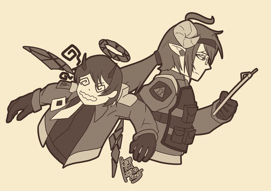 Aria pulling Andra - for A.S.